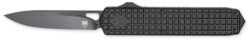 CobraTec Knives  Mamba  Large Plain Black TiCN D2 Steel Blade/4.75" Black Textured Aluminum Handle