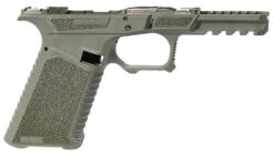 Sct Manufacturing 0225010100IB Full Size  Compatible w/ Gen3 17/22/31 OD Green Polymer Frame Aggressive Texture Grip Includes Locking Block