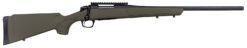 CVA CR3906G Cascade  7mm-08 Rem 4+1 22" Black Cerakote Steel Threaded Barrel, Black Cerakote Receiver, OD Green Synthetic Stock