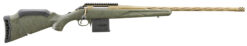 Ruger 46942 American II Predator Full Size 6.5 Grendel 10+1 22" Burnt Bronze Cerakote Spiral Fluted Threaded Barrel & Alloy Steel Receiver w/Picatinny Rail, Green Splatter Adj LOP Synthetic Stock