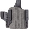 Safariland INCOG0835A0CX261 Incog X  IWB Gray Cordura Fits Glock 17/19, Belt Clip Mount, Right Hand