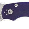 Spyderco C36GPDBL2 Military 2  4" Folding Plain Satin CPM S30V SS Blade, Dark Blue Textured G10 Handle