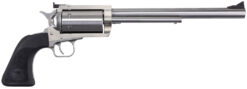 Magnum Research BFR30306 BFR  Extra Large 30-30 Win 6 Shot 10" Brushed Stainless Steel Barrel & Cylinder, Stainless Steel Frame, Black Hogue Rubber Grip, Exposed Hammer