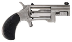 North American Arms SNT Sentinel  22 WMR 5 Shot 1.42" Matte Stainless Steel Barrel, Stainless Cylinder, Matte Stainless Steel Frame, Slip-on Rubber Pebble Grip, Exposed Hammer