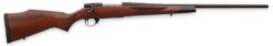 Weatherby VDT7M8RR2T Vanguard Sporter Full Size 7mm-08 Rem 4+1 22" Bead Blasted Blued #2 Threaded Barrel, Matte Blued Drilled & Tapped Steel Receiver, Grade A Turkish Walnut Monte Carlo Stock