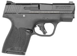 Smith & Wesson 14203 M&P Shield Plus  Micro-Compact Frame 9mm Luger 10+1 3.10" Black Armornite Steel Barrel & Serrated Slide, Black Polymer Frame, Black Polymer Grip, Thumb Safety