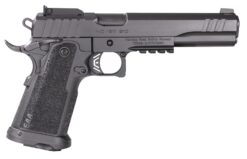 Girsan 395075 Witness2311  10mm Auto 15+1 6" Black Steel Barrel, Black Optic Ready/Serrated Steel Slide, Black Polymer Frame w/Beavertail & Picatinny Rail, Black Checkered Polymer Grip, Ambidextrous