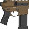 CMMG 54A3B0FMB Banshee MK4 5.7x28mm 40+1 5" Black Nitride Medium Taper Threaded Barrel, M-LOK Handguards Midnight Bronze Cerakote Aluminum, Picatinny Rail Receiver, CMMG Zeroed Grips