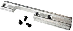 Crickett KSA031ALSS Scope Mount Kit 3/8"  Silver