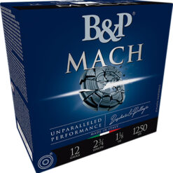 B&p Ammunition 12B78F28 Mach  12Gauge 2.75" 7/8oz 8Shot 25 Per Box/10 Case