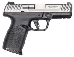 Smith & Wesson 13936 SD40 2.0 Compact Frame 40 S&W 14+1 4" Stainless Steel Barrel, Satin Serrated Stainless Steel Slide, Black Polymer Frame w/Picatinny Rail, Textured Grip