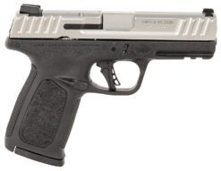 Smith & Wesson 13937 SD40 2.0 Compact Frame 40 S&W 10+1 4" Stainless Steel Barrel, Satin Serrated Stainless Steel Slide, Black Polymer Frame w/Picatinny Rail, Textured Grip