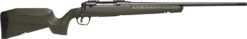 Savage Arms 32105 Axis 2 Compact 223 Rem 4+1 20" Matte Black Heavy Sporter Barrel, Matte Black Drilled & Tapped Carbon Steel Receiver, Fixed Green Synthetic Stock, Right Hand