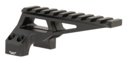 Warne 7859M DiviingBoard Mount  Black Aluminum 30mm Tube Picatinny Rail