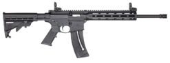 Smith & Wesson 14375 M&P15-22 Sport Bundle .22 LR 25+1 16.50" Black Threaded Barrel Polymer Receiver Black Handguard Grip