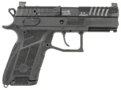 CZ-USA 91660 P-09 C Nocturne Compact 9mm Luger 15+1 3.74" Black Steel Barrel, Black Optic Cut/Serrated Steel Slide, Black Polymer Frame w/Picatinny Rail, Textured Grip