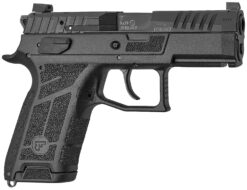 CZ-USA 01660 P-09 C Nocturne Compact Frame 9mm Luger 10+1 3.74" Black Steel Barrel, Black Optic Cut/Serrated Steel Slide, Black Polymer Frame w/Picatinny Rail, Textured Grip