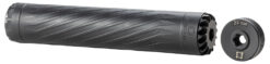 Anechoic X223LB Anechox 223L  223/5.56mm/22-250Rem Black Stainless Steel/Titanium 1 3/8"x24 w/ 1/2"x28 DTA