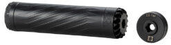 Anechoic X223B Anechox 223  223/5.56mm/22-250Rem Black Stainless Steel/Titanium 1 3/8"x24 w/ 1/2"x28 DTA