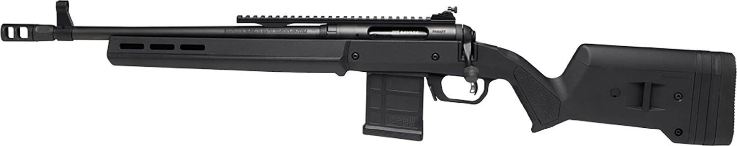 Savage Arms 58183 110 Scout Full Size 6mm ARC 10+1 16.50" Matte Black Threaded Barrel, Picatinny Rail Carbon Steel Receiver, Black Magpul Hunter Synthetic Stock Left Hand