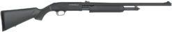 Mossberg 56435 500 Slugster 20 Gauge Pump 3" 5+1 24" Matte Blued Steel Barrel, Matte Blued Receiver, Fixed Synthetic Stock
