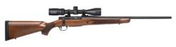 Mossberg 28213 Patriot  Full Size 400 Legend 4+1 20" Matte Blued Fluted Threaded Barrel, Drilled & Tapped Matte Blued Stainless Steel Receiver, Walnut Fixed Wood Stock 3-9x40mm Duplex, Right Hand