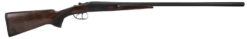 Heritage Mfg BL2028BK Badlander  Full Size 20 Gauge Break Open 3" 2rd 28" Black Chrome Side By Side Barrel, Black Chrome Receiver, Fixed Turkish Walnut Stock