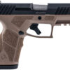 Taurus 1-GX2931B-10 GX2  9mm Luger 10+1 3.37" Matte Stainless Steel Barrel, Matte Black Serrated Stainless Steel Slide, Brown Polymer Frame w/Picatinny Rail, Polymer Grip