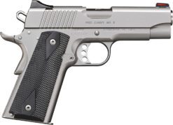Kimber Mfg.,inc 3200044CA Pro Carry HD II (CA) 38 Super 9+1 4" Stainless Steel Slide Satin Silver Black Synthetic Double Diamond Checkering Grip