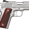Kimber Mfg, Inc 3200330 Ultra Carry II  45 ACP 7+1 3" Stainless Match Grade Barrel, Satin Silver Serrated Stainless Steel Slide, Satin Silver Aluminum Frame w/Beavertail, Rosewood Grip
