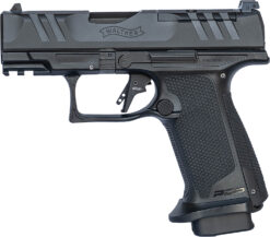 Walther Arms 4796064 PDP F-Series Pro 9mm Luger 10+1 3.50" Black Steel Barrel, Black Serrated/Optic Ready Steel Slide, Black Polymer Frame w/Picatinny Rail, Medium Backstrap Grip