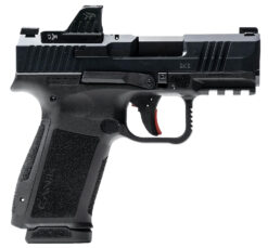 Canik HG7882VN Mete MC9L w/Optic 17+1 9mm Luger Black Sub-Compact Frame 3.18" Steel Barrel Black, Nitride Serrated Steel Slide, Black Polymer Frame w/Picatinny Rail, MeCanik MO1 Red Dot