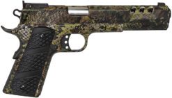 Iver Johnson Arms EAGLEXL10P Eagle XL10P Swamp Snake  10mm 8+1 6" Swamp Snake Hydrographic Front/Rear Angled Serrations Ported 4140 Steel Slide G-10 Snake Skin Grip