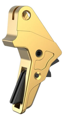 Tyrant CNC TDMPTRIGFSCGOLD/BLK   Gold Fits S&W M&P Full-Size & Compact