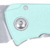 CRKT 2522B Tuna  EDC Compact 2.73" Folding Plain Stonewashed 14C28N Steel Blade, G10/SS Handle