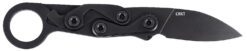 CRKT 4050K Provoke EDC EDC 2.47" Folding Black Oxide Plain Satin D2 Steel Blade, Black Aluminum Handle