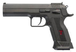 Tanfoglio TFLIMPROP9 Limited Custom  9mm Luger 19+1 4.76" Stainless Steel Barrel, Black Serrated Steel Slide, Black Polymer Frame w/Beavertail, Textured Grip