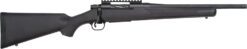 Mossberg 28229 Patriot Carbine 308 Win 5+1 16.25" Matte Blued Threaded Bull Barrel, Matte Blued Picatinny Rail Receiver, Black Fixed Synthetic Stock