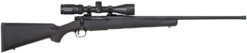 Mossberg 28244 Patriot w/Optic 6.5 PRC 4+1 24" Matte Blued Fluted Threaded Barrel, Matte Blued Drilled & Tapped Receiver, Fixed Black Synthetic Stock, Vortex Crossfire II 3-9x40mm