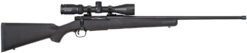 Mossberg 28247 Patriot w/Optic 350 Legend 4+1 22" Matte Blued Fluted Threaded Barrel, Matte Blued Drilled & Tapped Receiver, Fixed Black Synthetic Stock, Vortex Crossfire II 3-9x40mm
