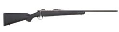 Mossberg 28259 Patriot  Full Size 450 Bushmaster 4+1 20" Stainless Cerakote Fluted Threaded Barrel, Drilled & Tapped Stainless Cerakote Receiver, Black Fixed Synthetic Stock