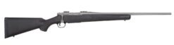 Mossberg 28260 Patriot  Full Size 350 Legend 4+1 22" Stainless Cerakote Fluted Barrel, Drilled & Tapped Stainless Cerakote Stainless Steel Receiver, Black Fixed Synthetic Stock