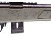 Bergara Rifles BMR012 BMR-X Carbon Fiber 17 HMR 10+1 18" Carbon Fiber Threaded Barrel, Black Cerakote Picatinny Rail Steel Receiver, Adj LOP Black w/Green Webbing Synthetic Stock
