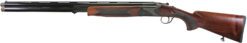 Iver Johnson Arms IJ60012 IJ600  12 Gauge Break Open 3" 2rd 28" Over/Under Vent Rib Barrel, Matte Black Chromed w/Engraving Steel Receiver, Fixed Walnut Checkered Wood Stock & Forend