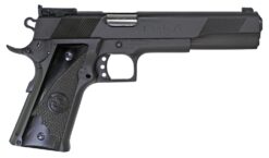 Iver Johnson Arms EAGLEXL10DS Eagle XL  Full Size Frame 10mm Auto 15+1 6" Stainless Steel Barrel, Matte Black Steel Long/Serrated Slide, Black Steel Frame w/Beavertail, G10 Grip