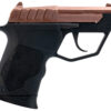 Taurus 1-22TUC13RG 22TUC  Micro-Compact Frame 22 LR 9+1 2.50" Polished Rose Gold PVD Steel Tip-Up Barrel, Rose Gold PVD Serrated Stainless Steel Slide, Black Polymer Frame, Black Polymer Grip