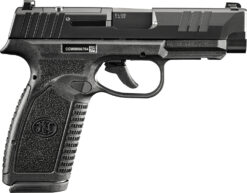 FN 66101759Micro-Compact Frame 9mm Luger 18+1 3.80" Black Target Crown Steel Barrel, Black PVD Optic Cut/Serrated Stainless Steel Slide & Polymer Frame w/Picatinny Rail, Interchangeable Backstrap Grip