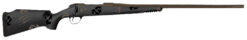 Fierce Firearms TWTROG300PRC20BT Twisted TI Rogue 300 PRC 20" Black Cerakote Steel Threaded Barrel, Black Cerakote Drilled & Tapped Titanium Receiver, LR Negative Comb Trophy Camo Carbon Fiber Stock