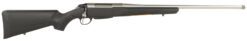 Tikka JRTXB31422MT T3 Lite Full Size 22-250 Rem 3+1 22.40" Stainless Threaded Barrel, Drilled & Tapped Stainless Steel Receiver, Fixed Black Synthetic Stock, Right Hand