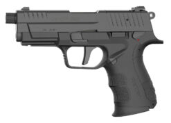 Retay USA RXP22BLK13TH RXP  22 LR 13+1 4" Black Threaded Barrel, Black Cerakote RMR/RMSc Optic Ready/Serrated Slide & Polymer Frame w/Accessory Rail, Textured Grip
